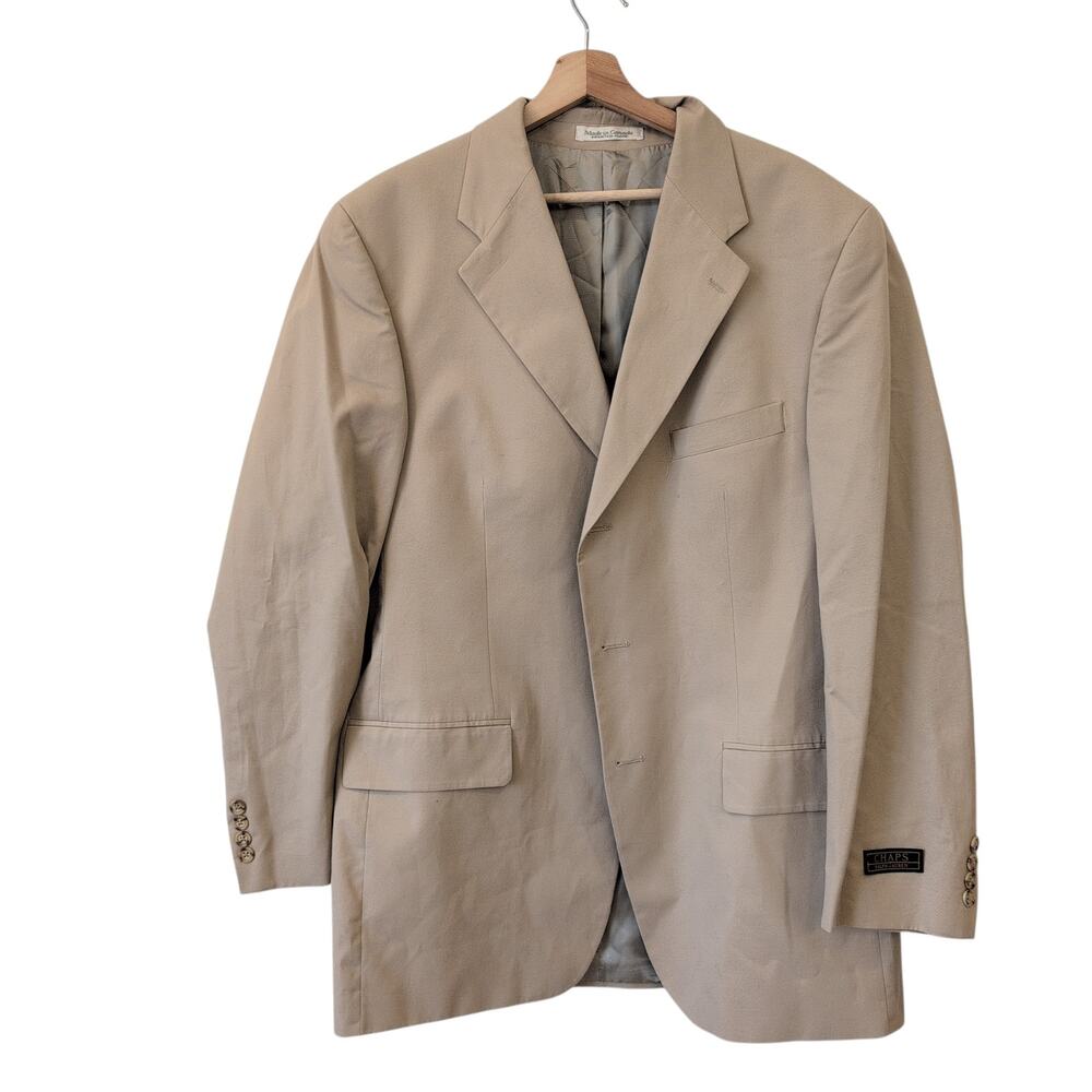 Chaps Ralph Lauren NWT Vintage Deadstock‎ Blazer Jacket - Men's 44T Tall Long